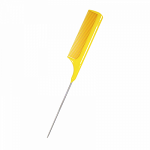 CCB-08 หวีเคมีด้ามเหล็ก เหลือง