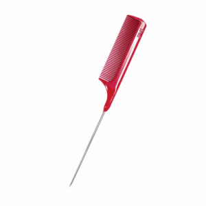 CCB-07 หวีเคมีด้ามเหล็ก เเดง