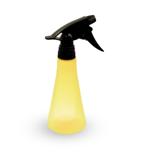 BS-Y3  กระบอกฉีดน้ำทรงสูง 300 ml. #สีเหลือง