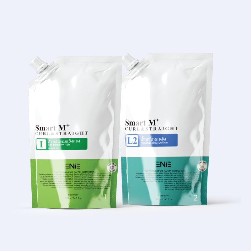 ชุดน้ำยายืดดัดสูตรครีม สำหรับผมแข็งแรง