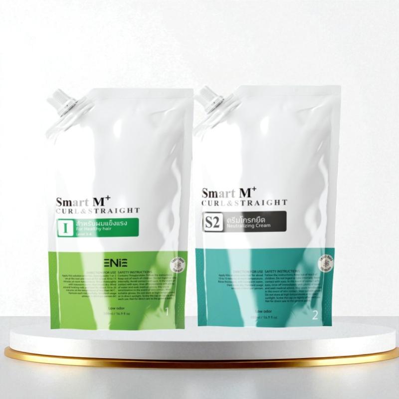 ชุดน้ำยายืดดัดสูตรครีม สำหรับผมแข็งแรง