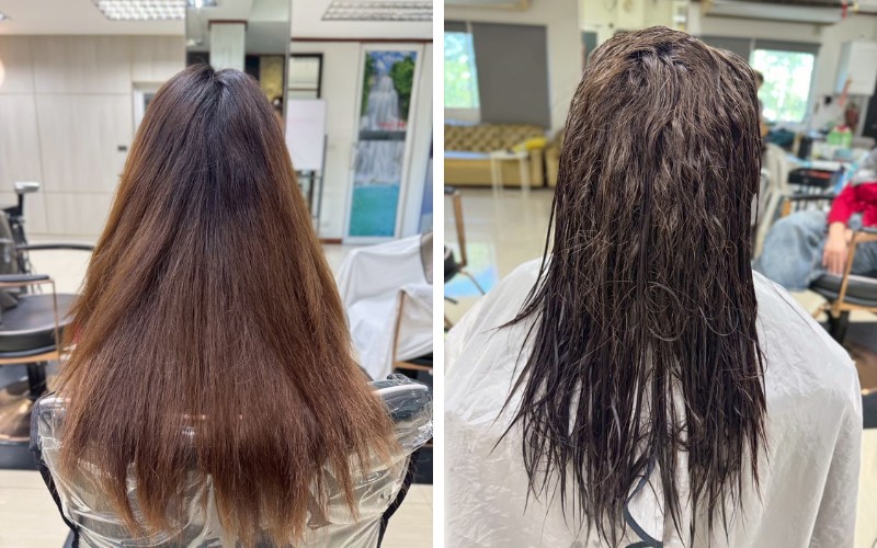 สปาน้ำนม กู้ผมแห้งเสียระหว่างทำเคมี