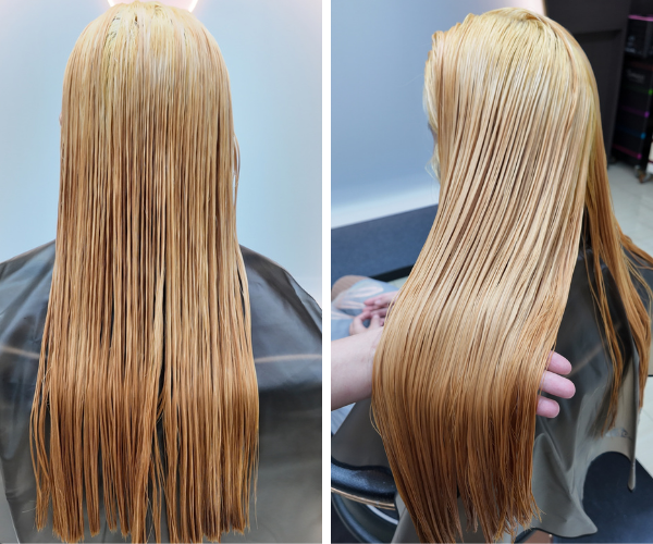 สีผม Rose latte