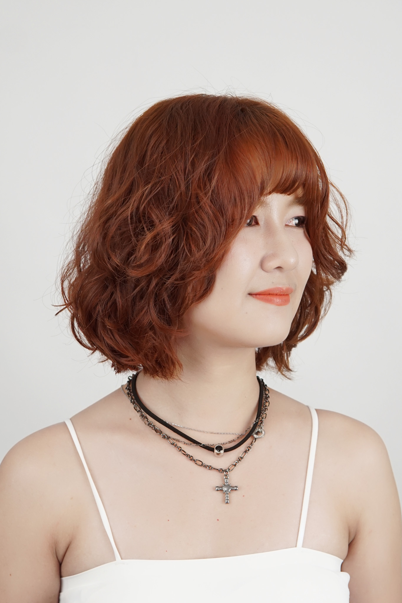 Cinnamon Curl Bob