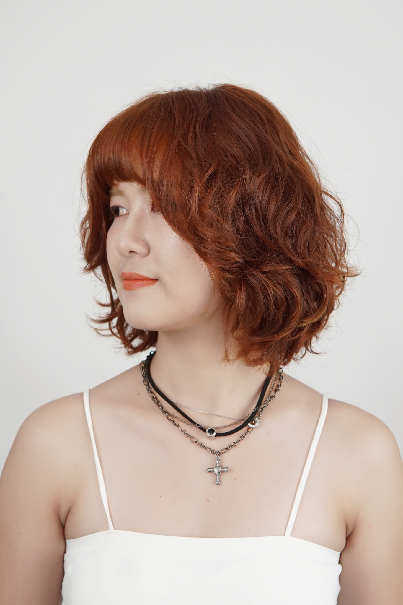 Cinnamon Curl Bob