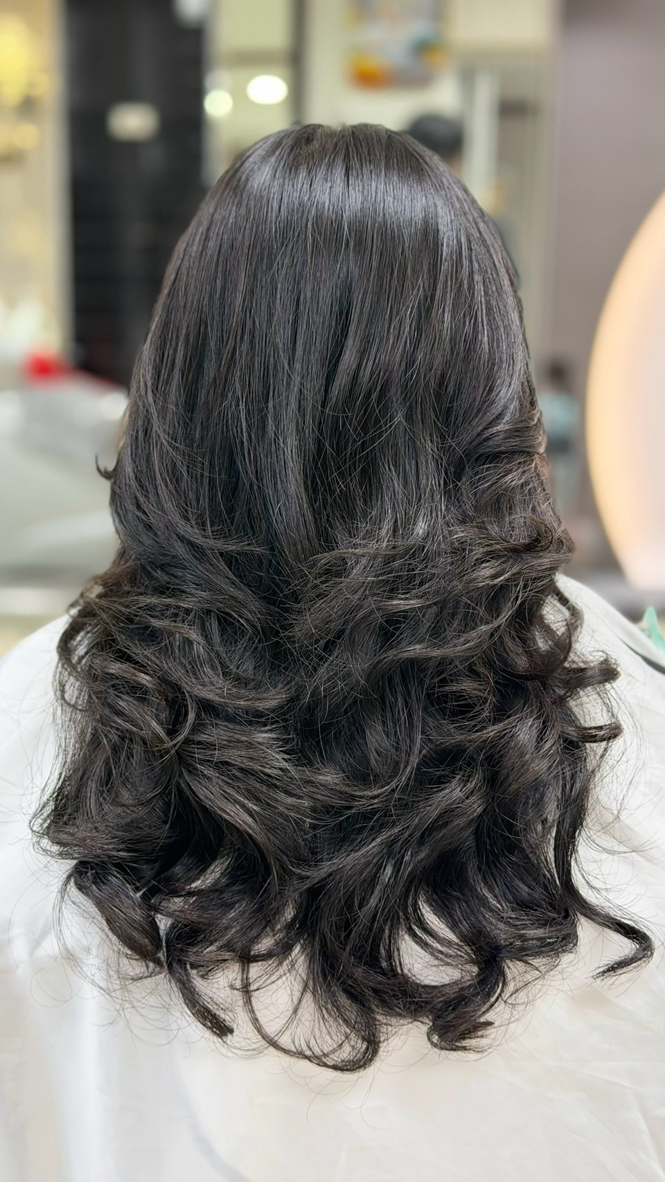 Elegant Midnight Layer Curl